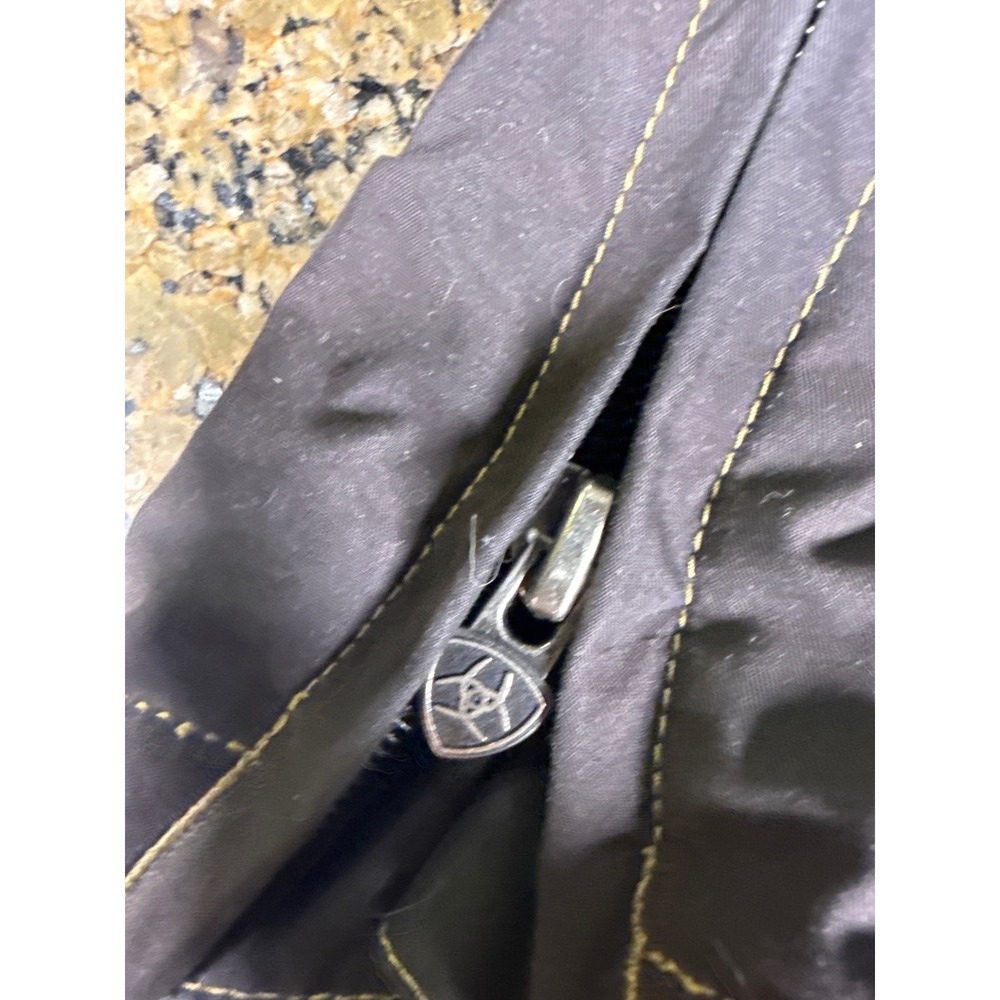 Ariat Womens Utility Equestrian Jacket Dark Brown Full Zip Mesh Lined Large - Picture 6 of 9